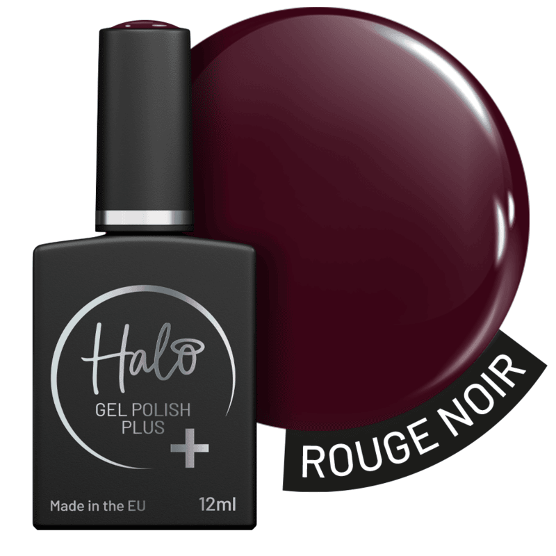 Halo Gel Polish Plus + 12ml - Rouge Noir