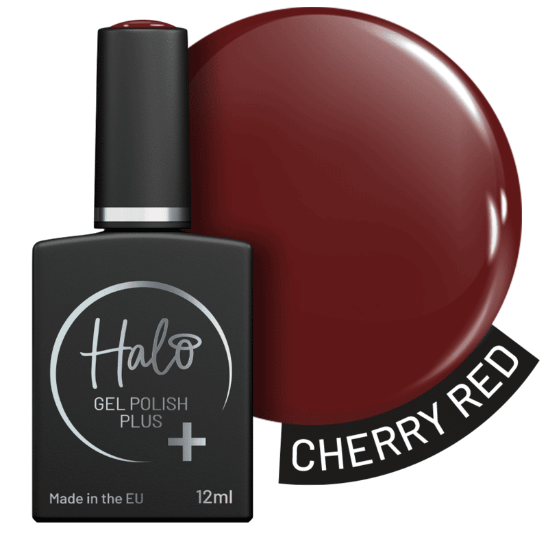 Halo Gel Polish Plus + 12ml - Cherry Red