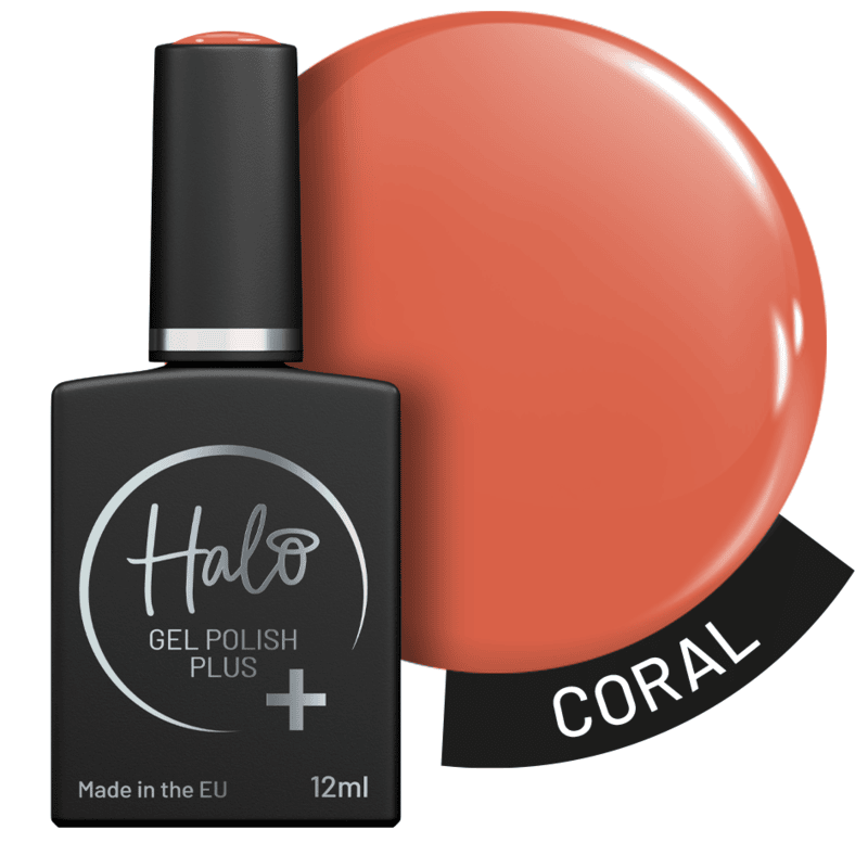 Halo Gel Polish Plus + 12ml - Coral