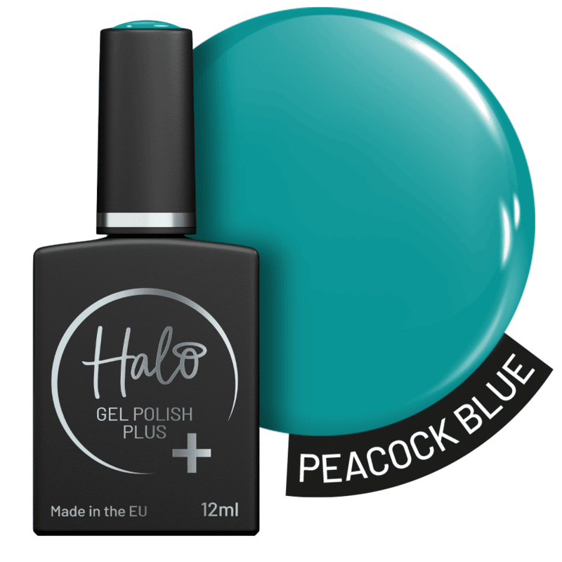 Halo Gel Polish Plus + 12ml - Peacock Blue
