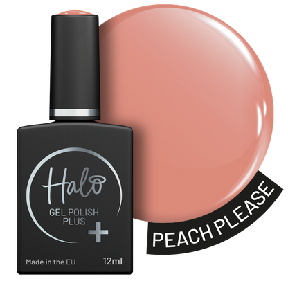 Halo Gel Polish Plus + 12ml - Peach Please