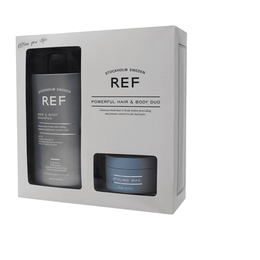 REF - Hair & Body Shampoo + Styling Wax Gift Box