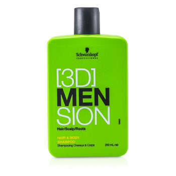 Schwarzkopf [3D] Mension Hair & Body Shampoo 250ml - Last Chance To Buy!