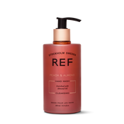 Hand wash bottle with pump from REF Stockholm Sweden on a white background