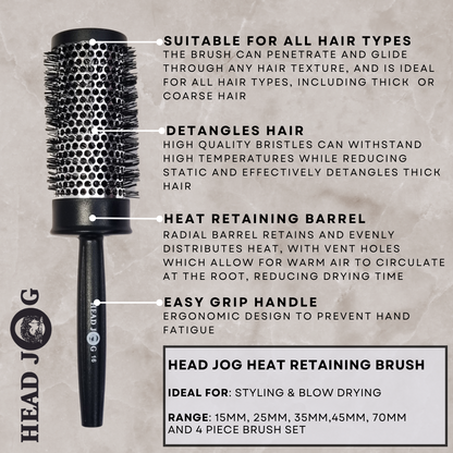 Head Jog Heat Retain Brush