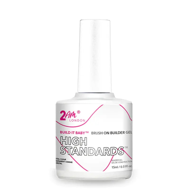 2AM London Gel Polish - High Standards Clear Builder Gel 15ml