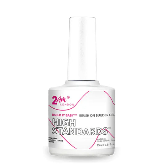 2AM London Gel Polish - High Standards Clear Builder Gel 15ml