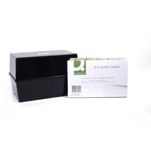 Agenda Record Box with Index Cards