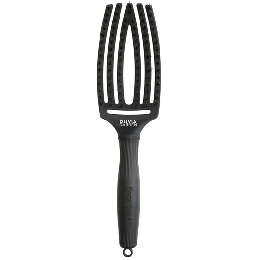 Olivia Garden Fingerbrush Boar & Nylon – Black