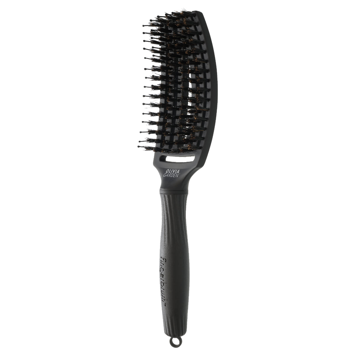 Olivia Garden Fingerbrush Boar & Nylon – Black