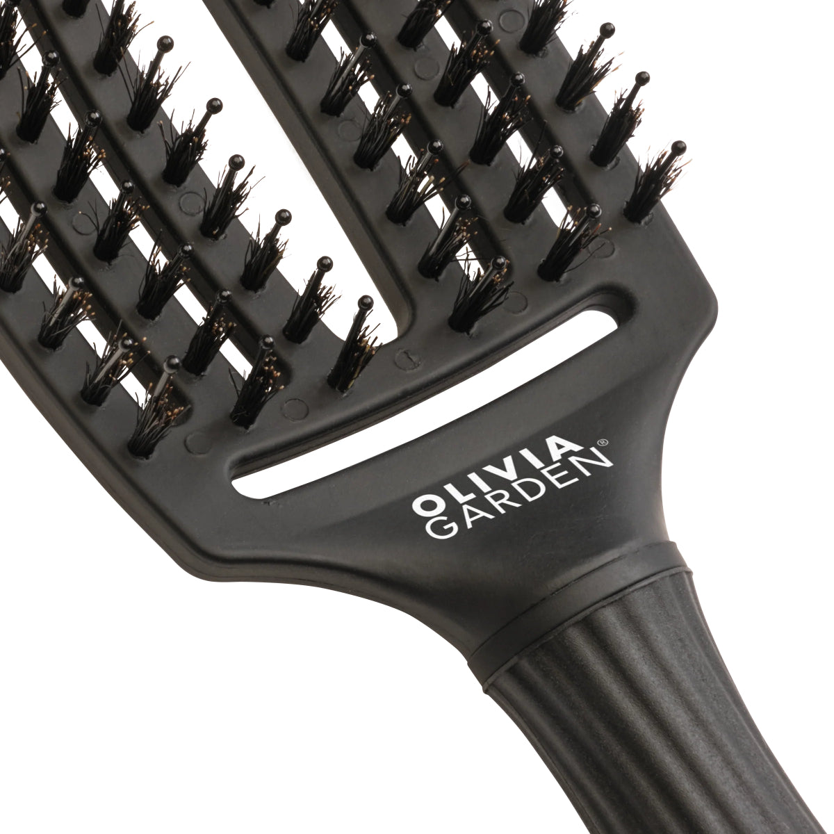 Olivia Garden Fingerbrush Boar & Nylon – Black