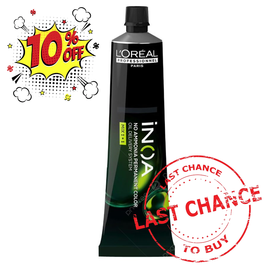 L'Oreal INOA Permanent Hair Colour 60g - Last Chance To Buy!