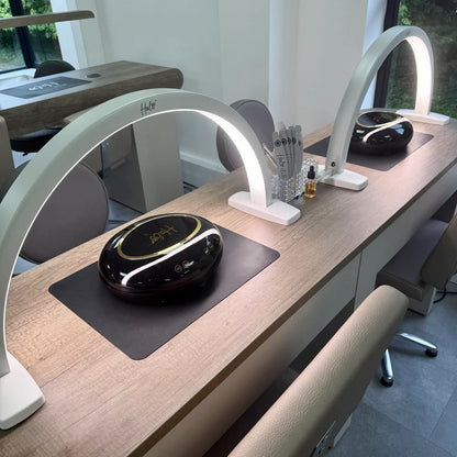 Halo LED Crescent Desk Lamp