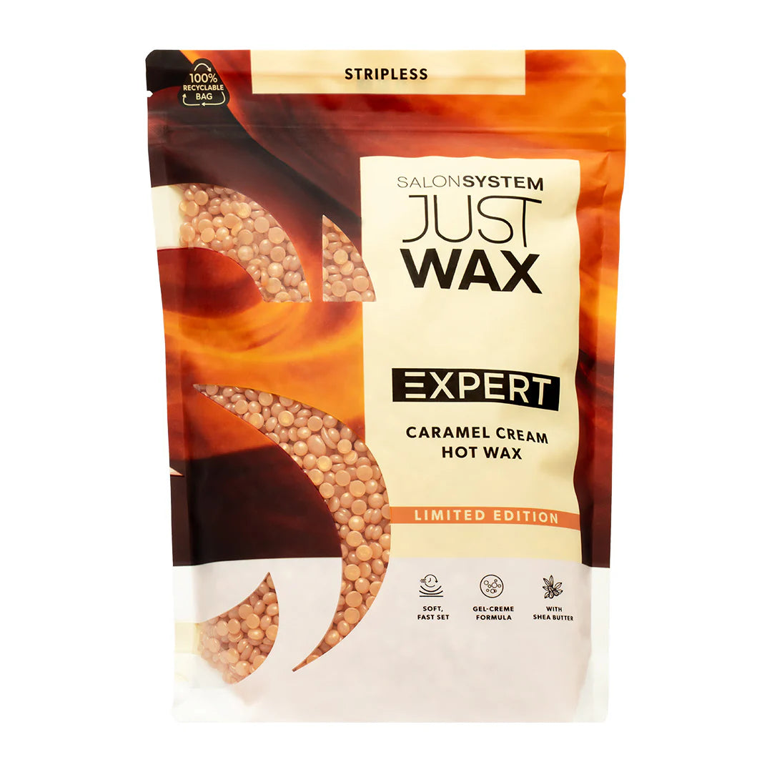 Just Wax Expert Hot Wax Pellets 700g Caramel Cream