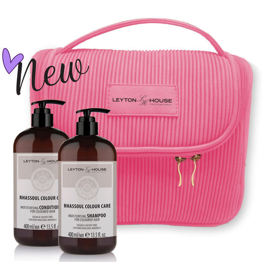 Rhassoul Colour Care Shampoo & Conditioner 400ml + Cosmetic Bag