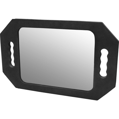 Agenda Rectangular Foam Mirror - Black