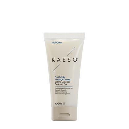 A 100ml squeeze tube of KAESO Pro Cuticle Massage Cream on a solid white background.