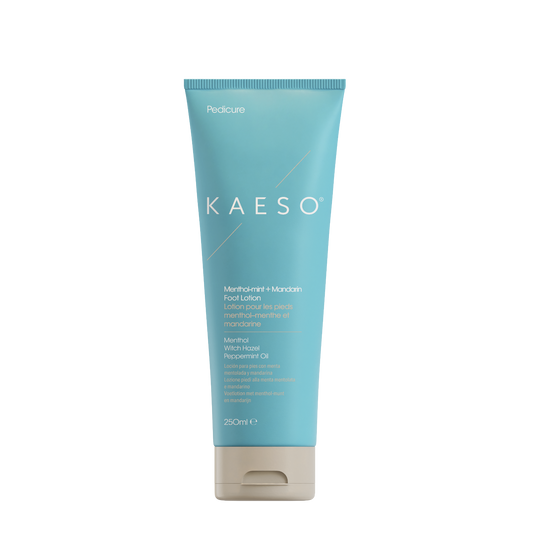 A 250ml squeeze tube of PediCare Kaeso Hair Moisturizer in a light blue color with a beige cap, shown on a plain white background.