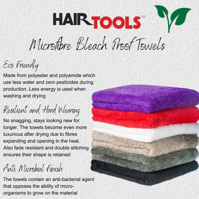 Hair Tools Microfibre Towels [12]