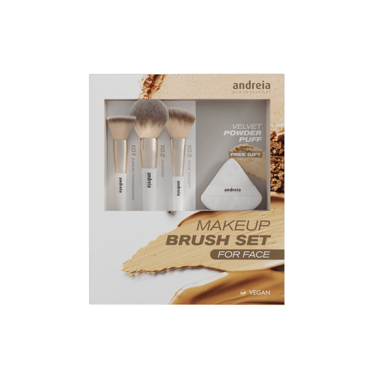 Andreia Professional Makeup Brush Set for Face