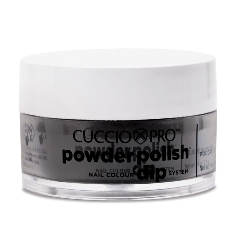 Cuccio Powder Polish Dip 14g - Midnight Black