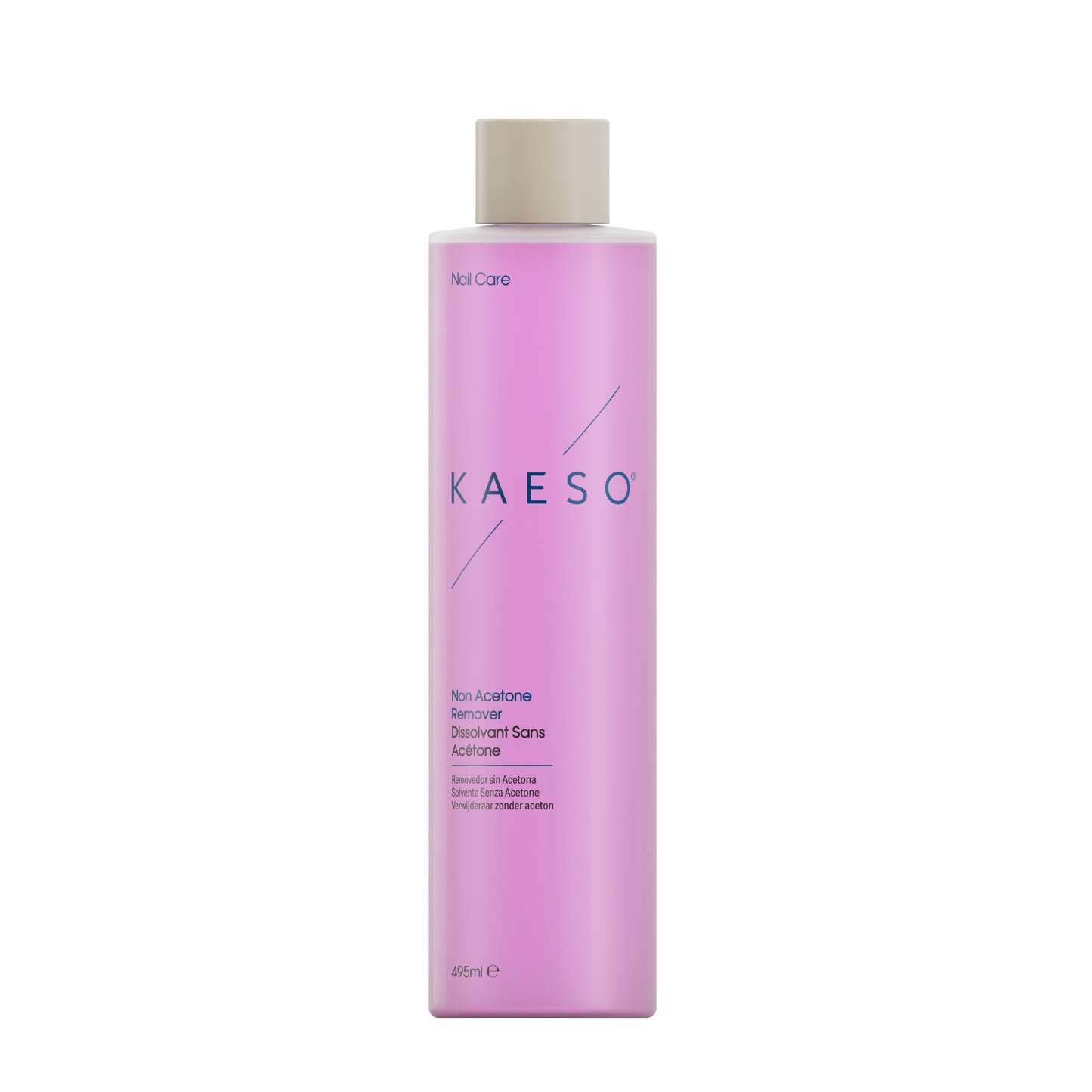 A bottle of Kaeso Non-Acne Pore Cleansing Balm in a light pink color with a beige cap, shown on a plain white background.