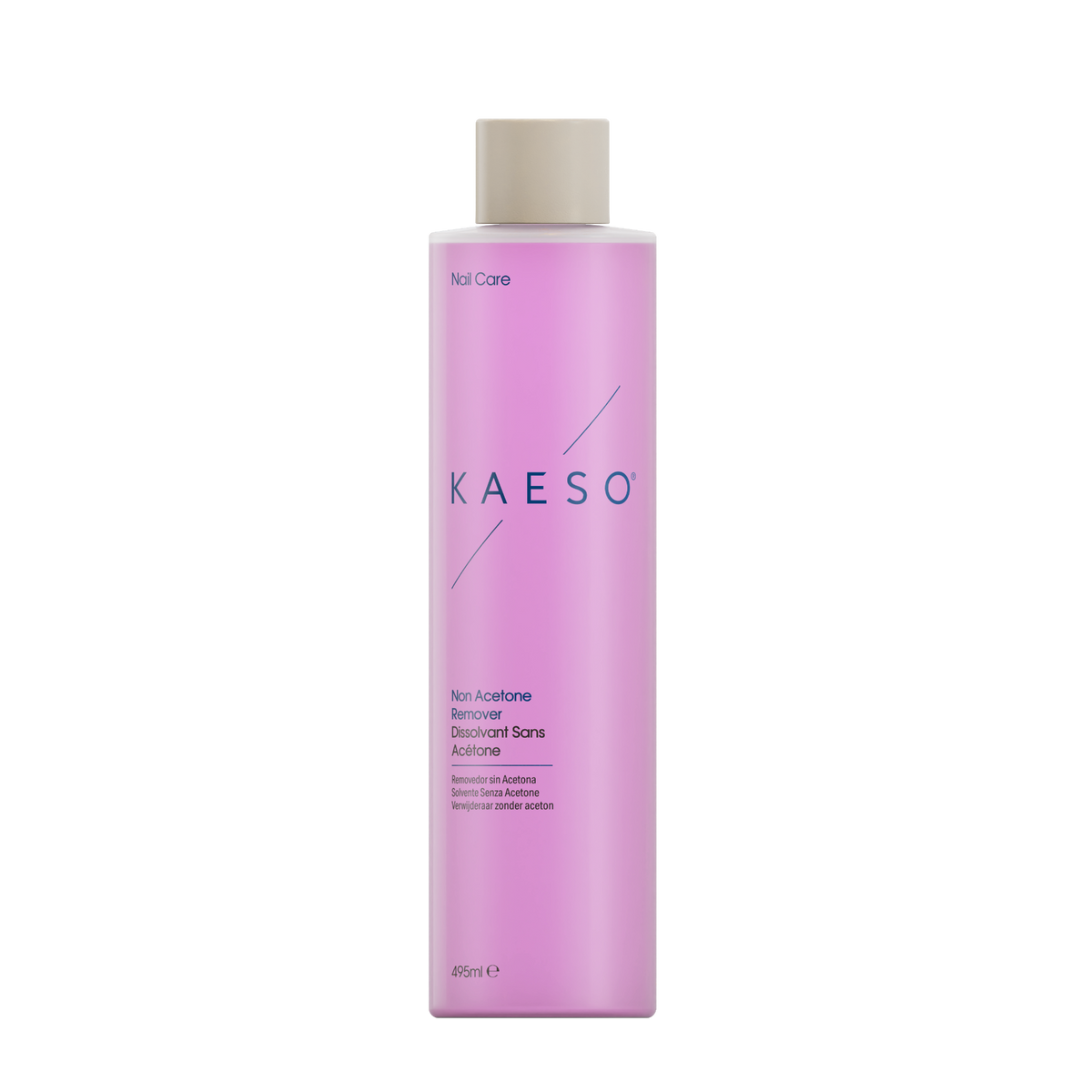A bottle of Kaeso Non-Acne Pore Cleansing Balm in a light pink color with a beige cap, shown on a plain white background.