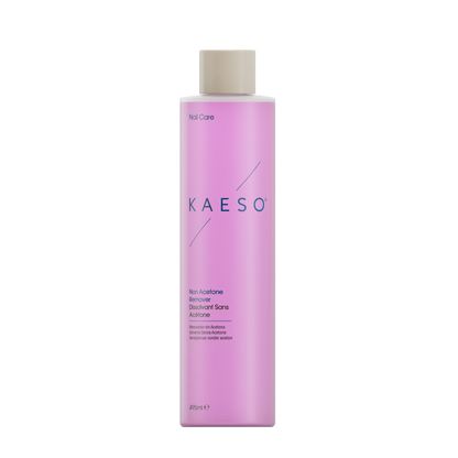 A bottle of Kaeso Non-Acne Pore Cleansing Balm in a light pink color with a beige cap, shown on a plain white background.
