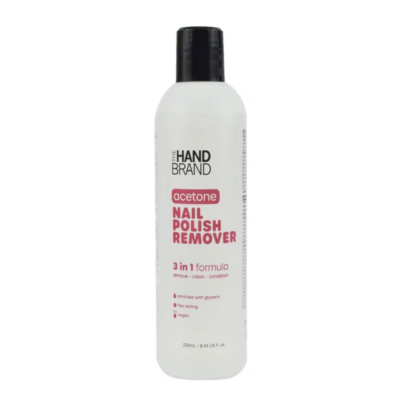 The Hand Brand Acetone Nail Polish Remover 250ml