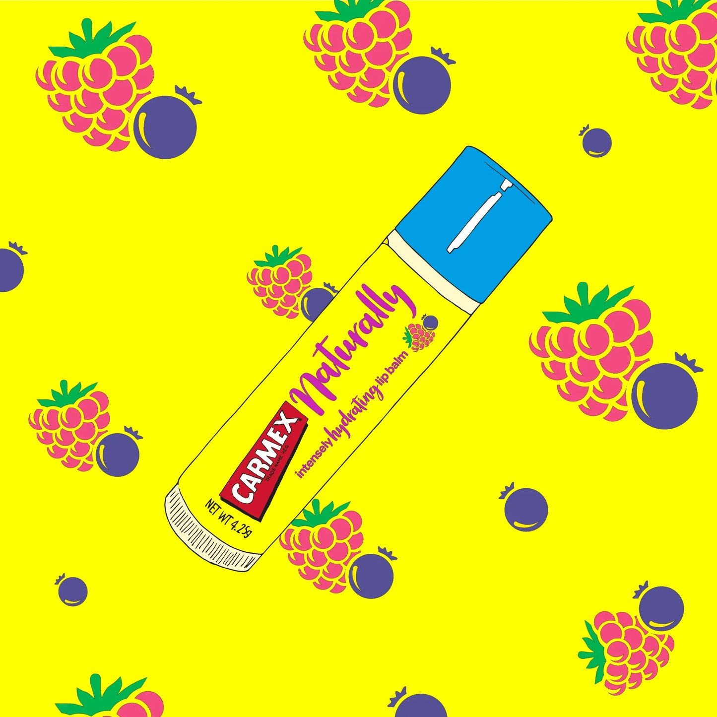 CARMEX Naturally Berry Lip Balm Stick