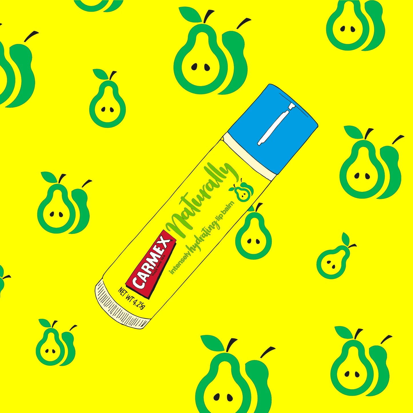 CARMEX Naturally Pear Lip Balm Stick