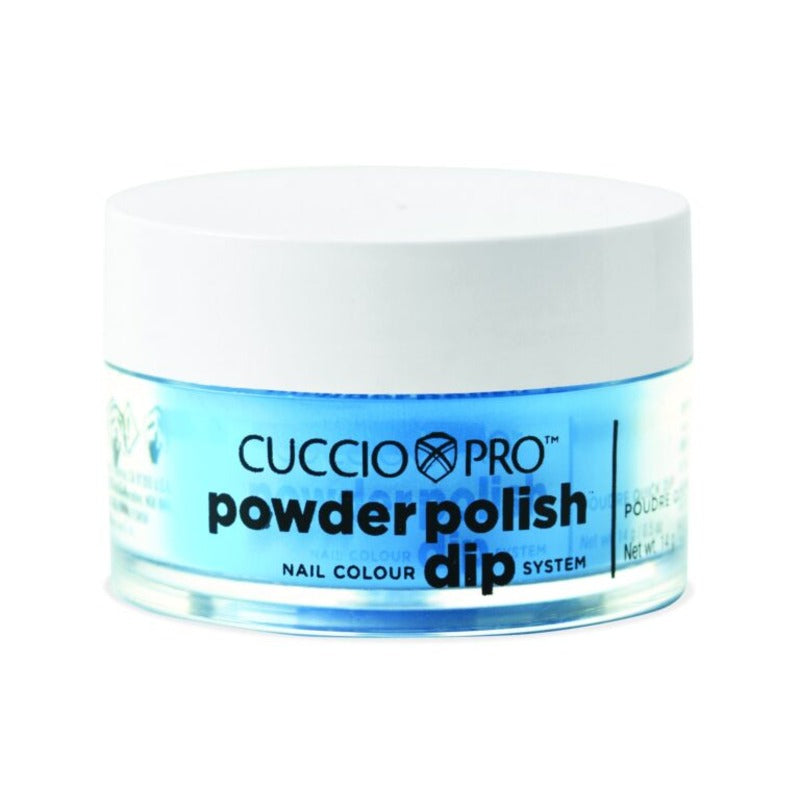 Cuccio Powder Polish Dip 14g - Neon Blue