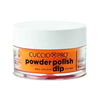 Cuccio Powder Polish Dip 14g - Neon Orange