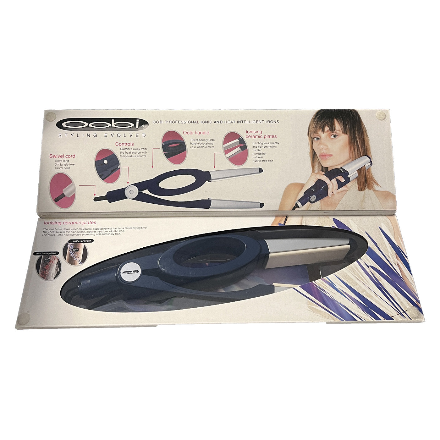 Oobi Ceramic Hair Straightener – Professional Styling Iron for Smooth Results