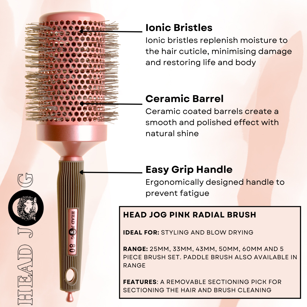 Head Jog Ionic Pink Brush