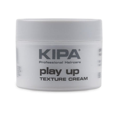 A container of Kipa Play Up Texture Cream, designed for long hair grooming.