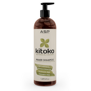 Kitoko Botanical Colour Primer Shampoo bottle with pump, detoxifying, sulphate and paraben free