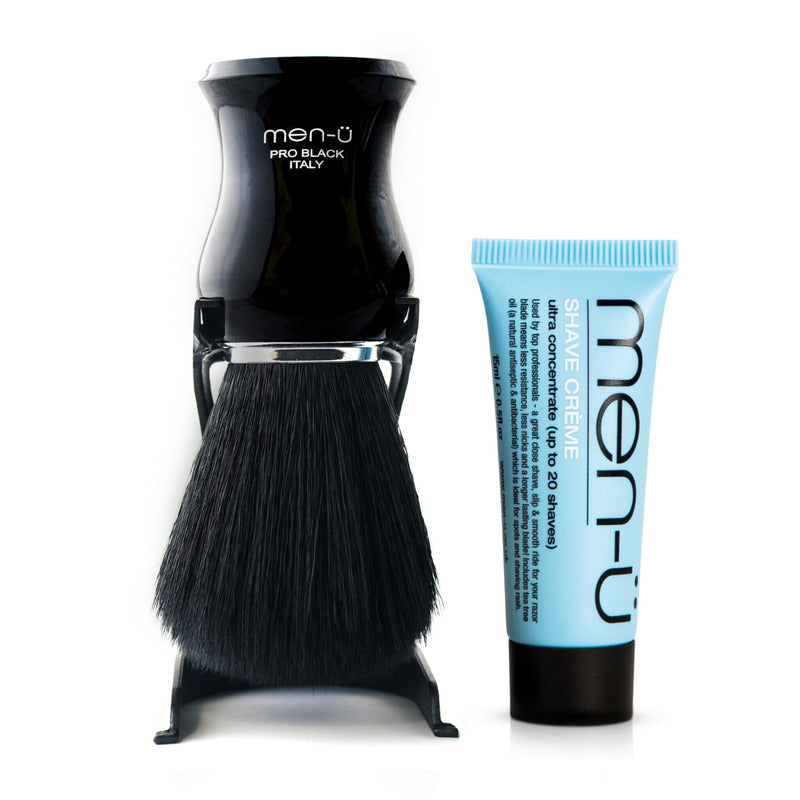 Men-U Pro Black Shaving Brush