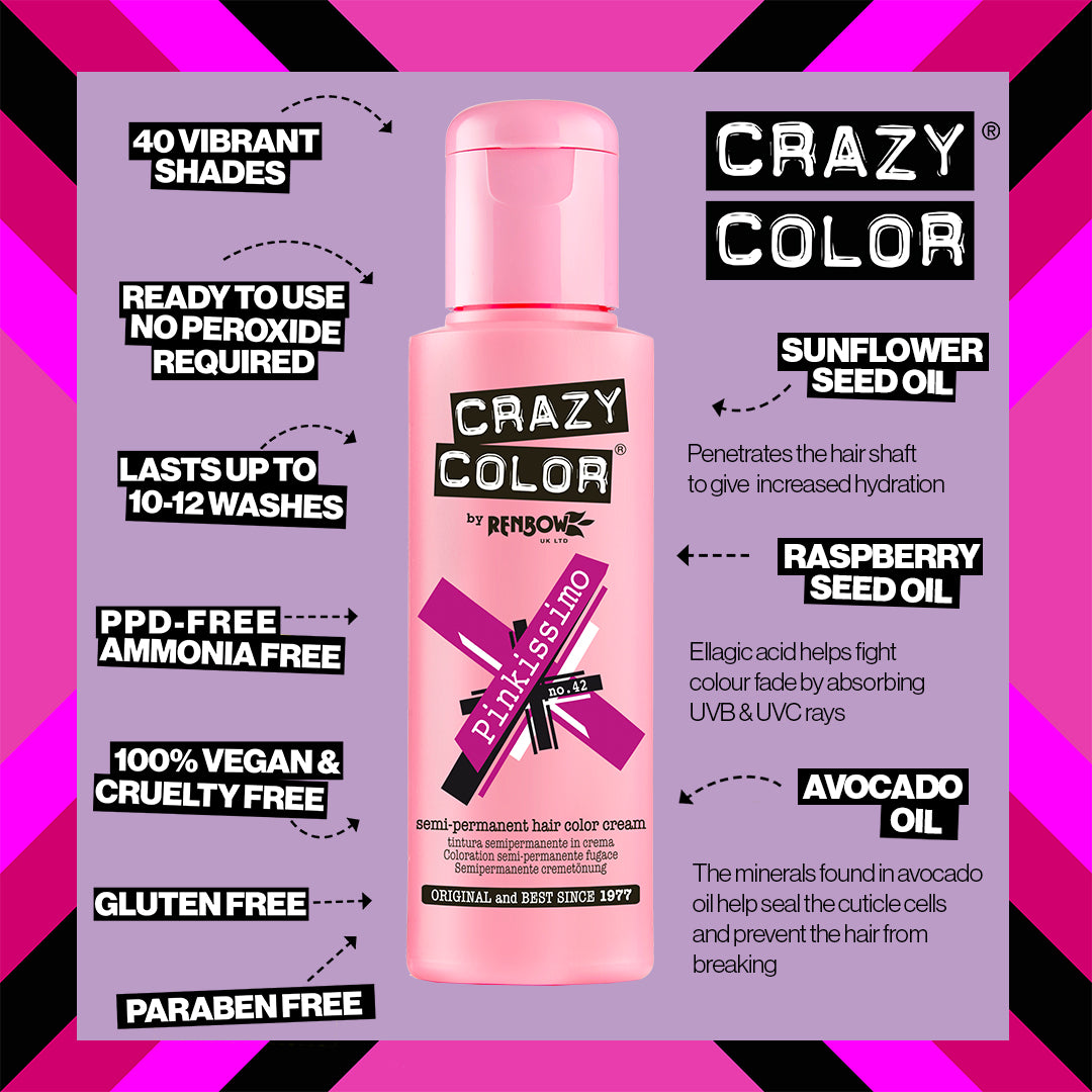 Crazy Colour Semi-Permanent Hair Dye