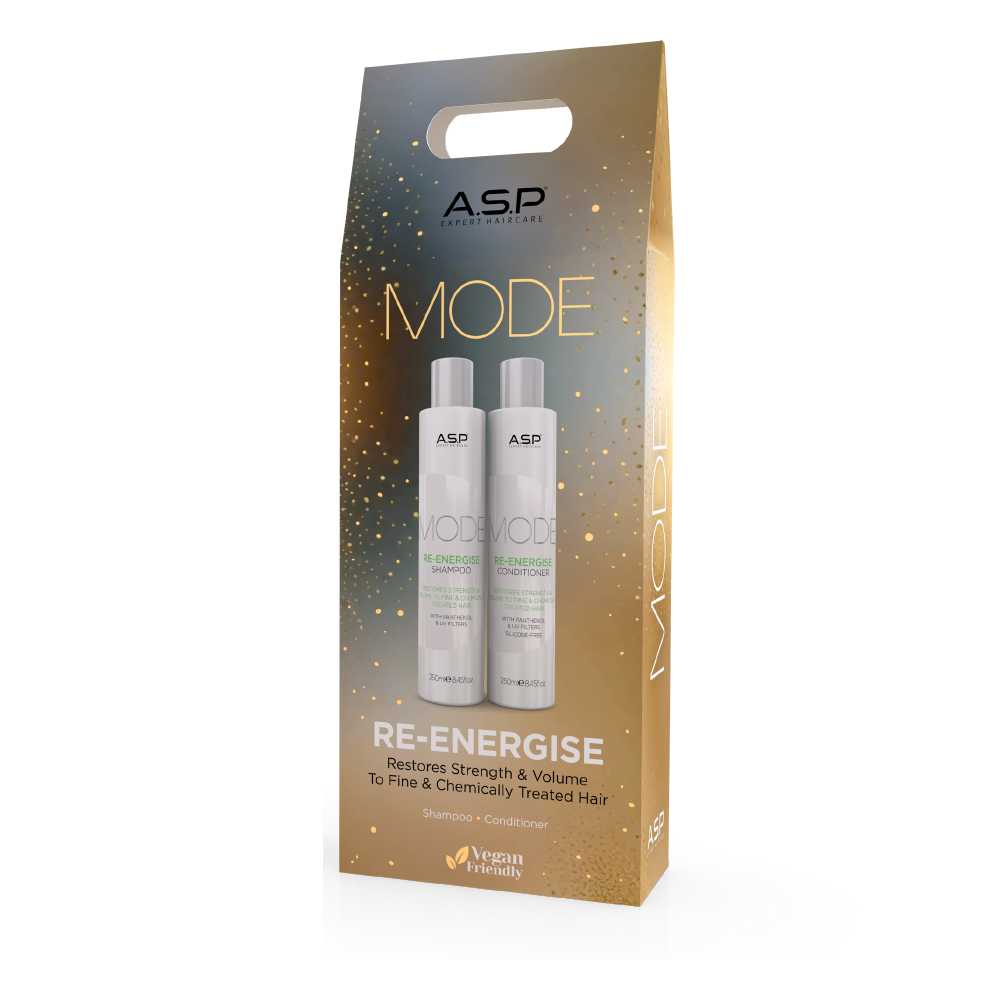 ASP Mode Re-Energise Shampoo & Conditioner Duo 250ml