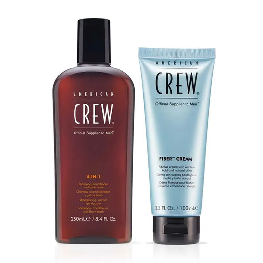 American Crew - Regimen 3 in 1 & Fiber Cream Duo