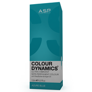 ASP Colour Dynamics Azure Blue semi-permanent hair dye box, professional haircare supply