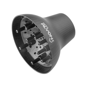 Parlux Alyon hair dryer diffuser attachment, black, professional hair styling tool