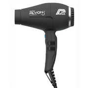 Black Parlux Alyon professional hair dryer with ionizer technology, shown on white background