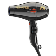 Parlux Advance Light black professional hair dryer, ionic ceramic, hair salon supply