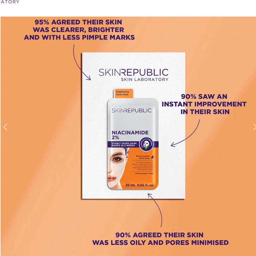 Skin Republic - Niacinamide 2% Sheet Mask