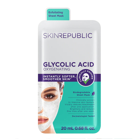 Skin Republic - Glycolic Acid Oxygenating Sheet Mask