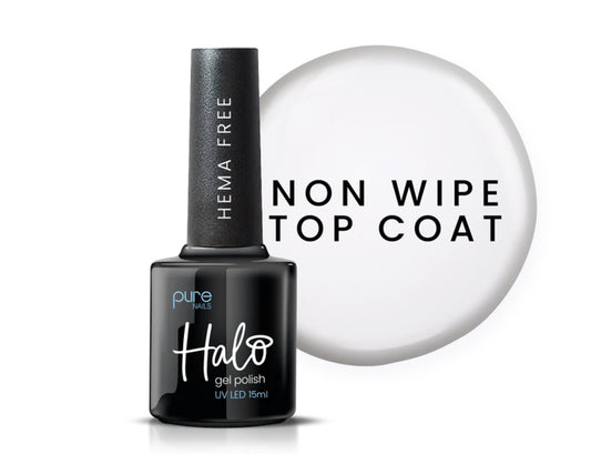 Halo Gel Polish - Top Coat Non Wipe 15ml Hema Free