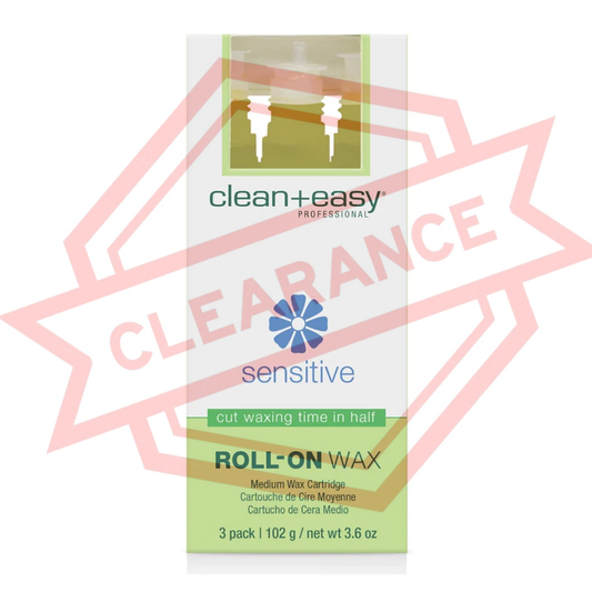 Clean & Easy - Roll-On Wax Medium Refills Sensitive [3]