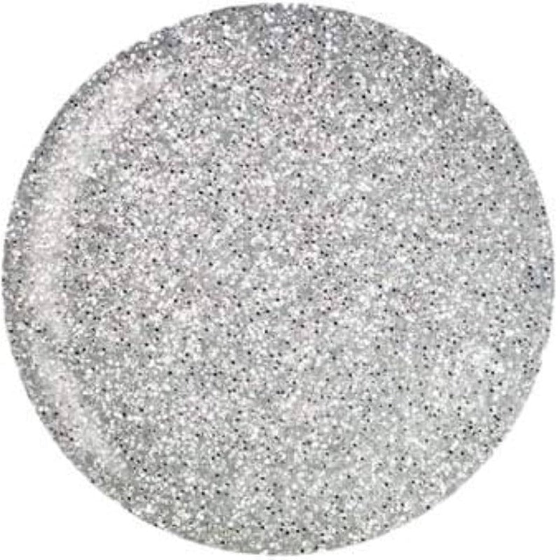 Cuccio Powder Polish Dip 14g - Silver with Silver Glitter